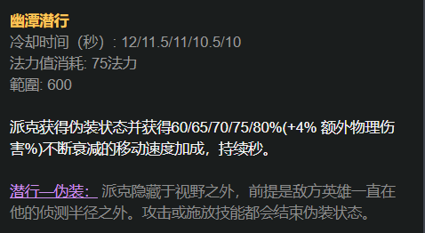 派克怎么玩 王者派克对线及出装天赋思路分享