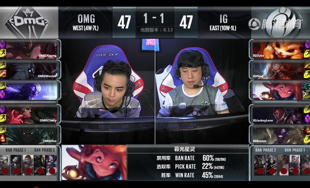 2018LPL夏季赛 IG vs OMG （7.31）第三局 复盘
