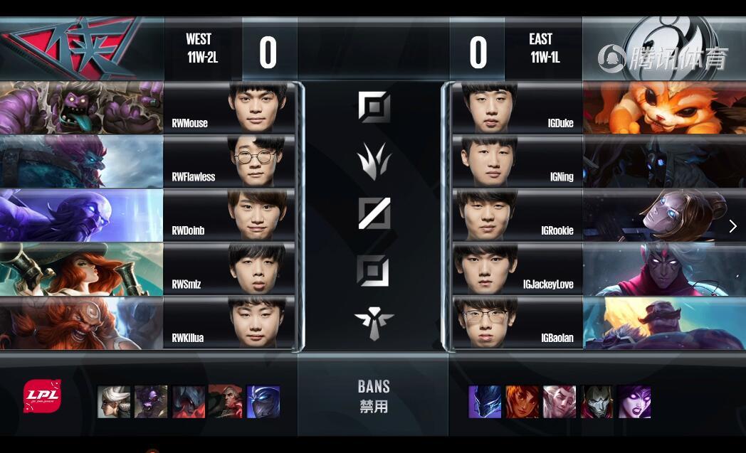 2018LPL夏季赛 RW vs IG （8.4）第一局