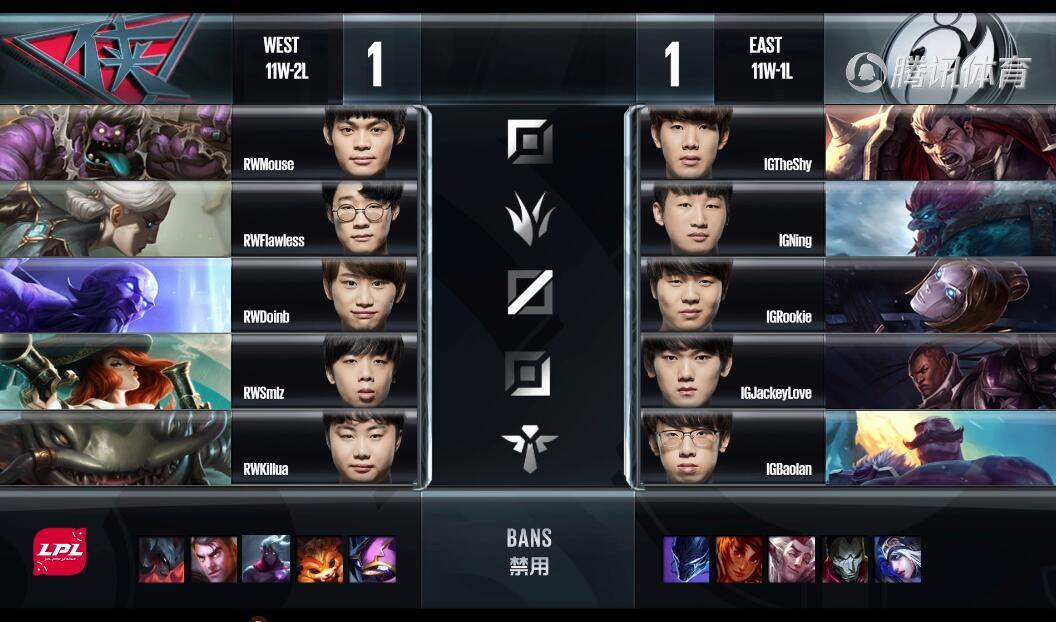2018LPL夏季赛 RW vs IG （8.4）第三局