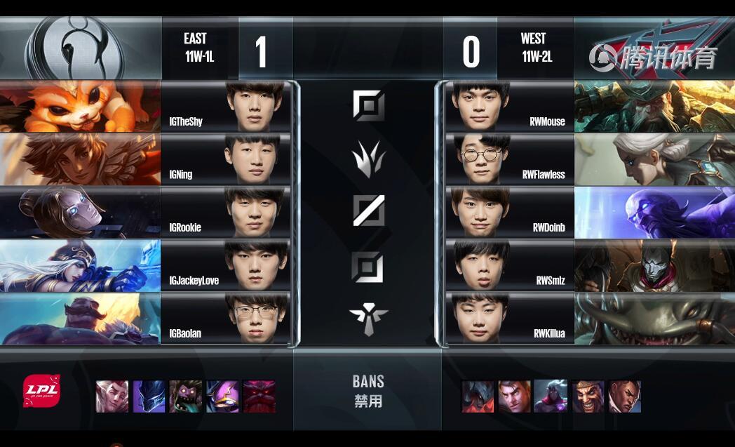 2018LPL夏季赛 RW VS IG （8.4）第二局