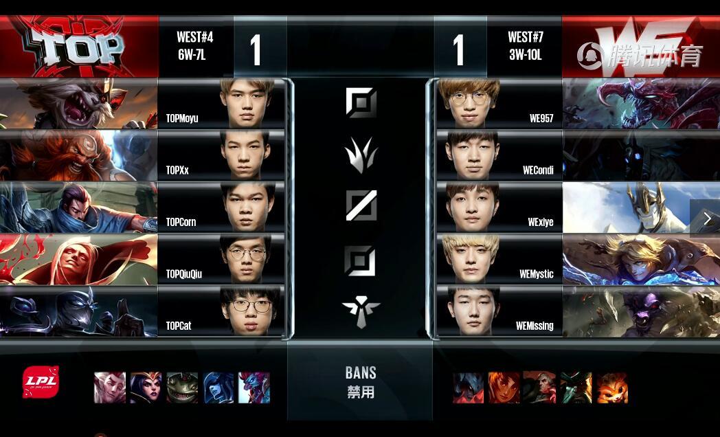 2018夏季赛LPL WE vs TOP （8.6）第三局 赛事复盘