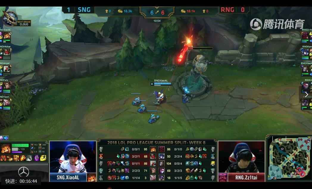 2018LPL夏季赛 SNG vs RNG （8.7） 赛事复盘