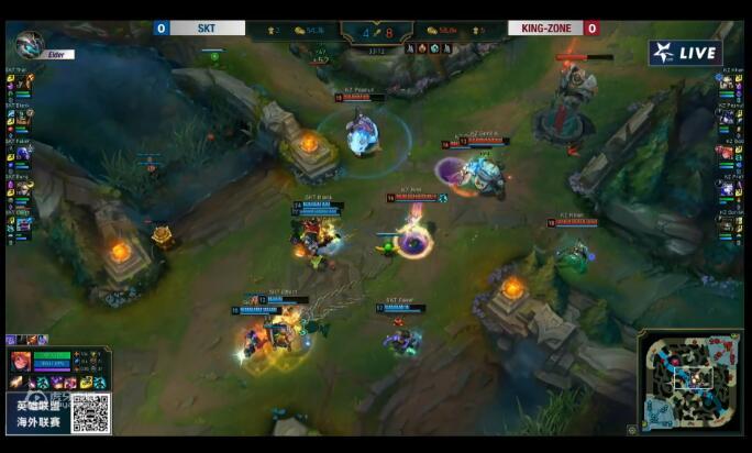 SKT vs KZ 赛事复盘 Faker“魔王瑞兹”难救主，新中单P皇超鬼带领SKT走向失败