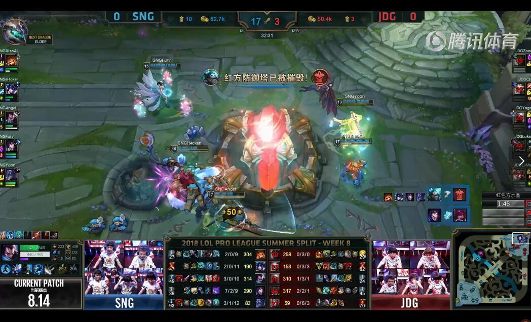 SNG vs JDG 赛事复盘：SNG完美前期节奏