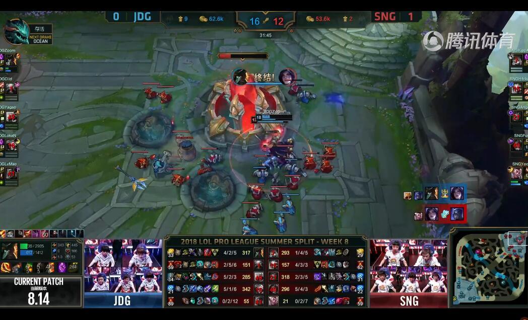 SNG vs JDG 赛事复盘：SNG完美前期节奏