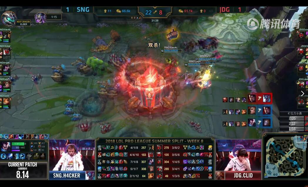 SNG vs JDG 赛事复盘：SNG完美前期节奏