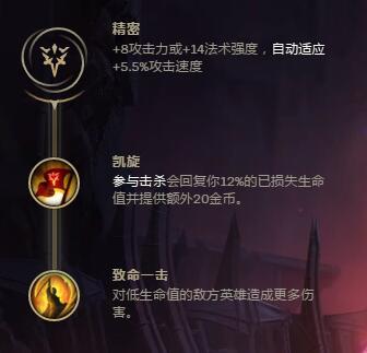 S8不详天赋 最新王者局卡特琳娜天赋符文电刑流攻略