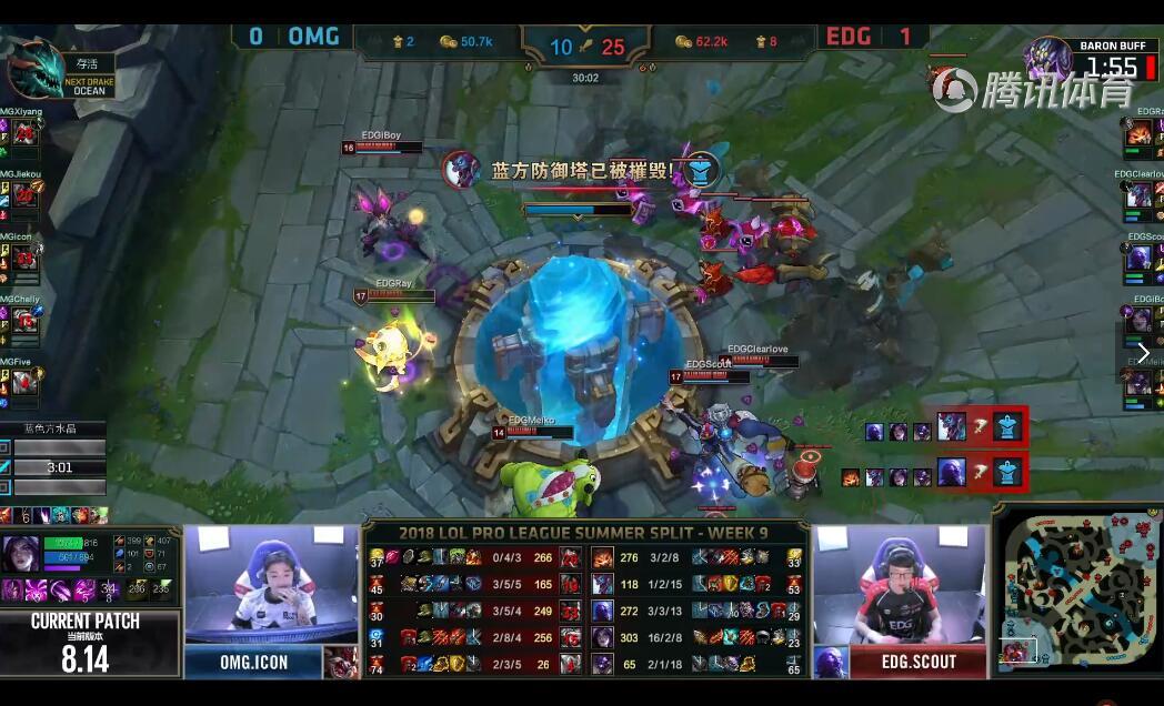 OMG vs EDG 赛事复盘：iboy超神卡莎刷新单场击杀记录，EDG干净利落2：0赢下比赛