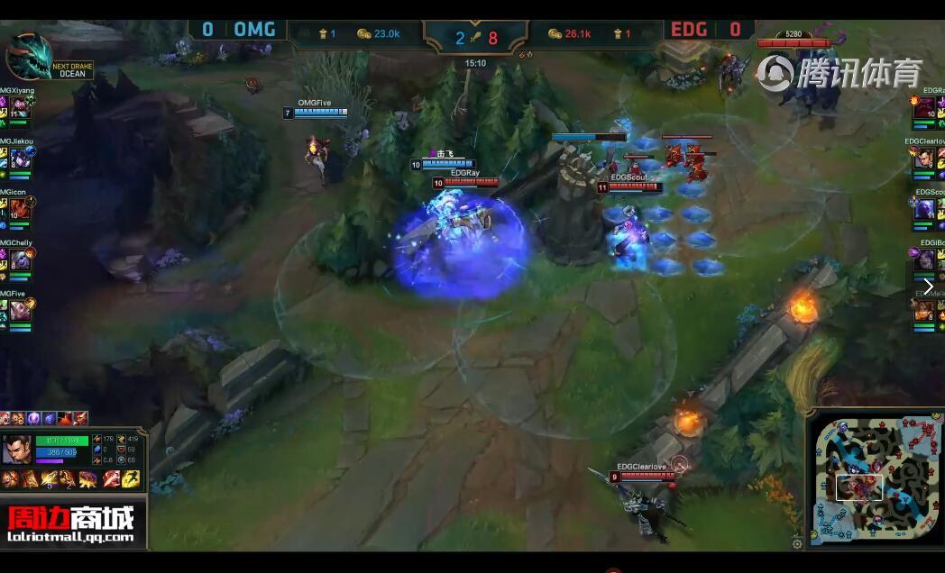 OMG vs EDG 赛事复盘：iboy超神卡莎刷新单场击杀记录，EDG干净利落2：0赢下比赛