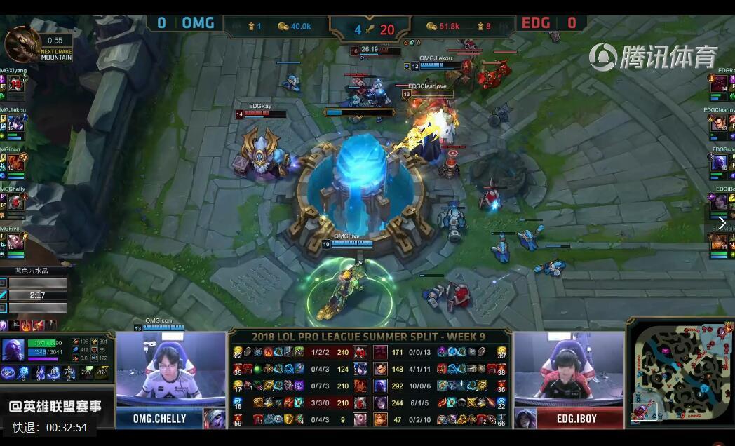 OMG vs EDG 赛事复盘：iboy超神卡莎刷新单场击杀记录，EDG干净利落2：0赢下比赛