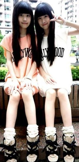 台湾双胞胎姐妹花资料,Sandy&Mandy信息介绍