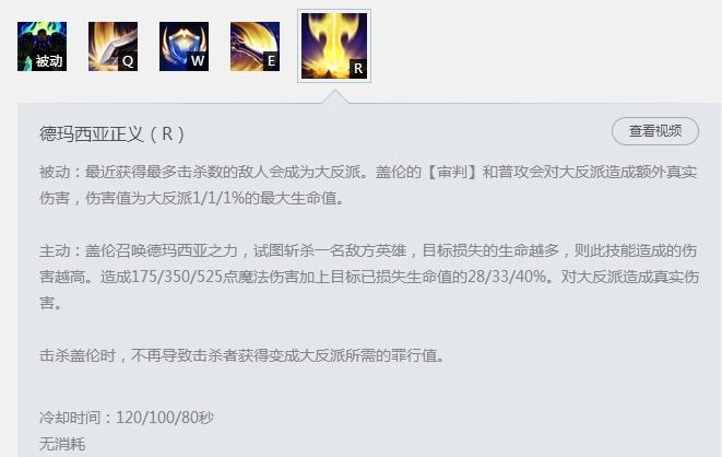 LOL德玛西亚之力上单 盖伦简单粗暴重装战士的克星