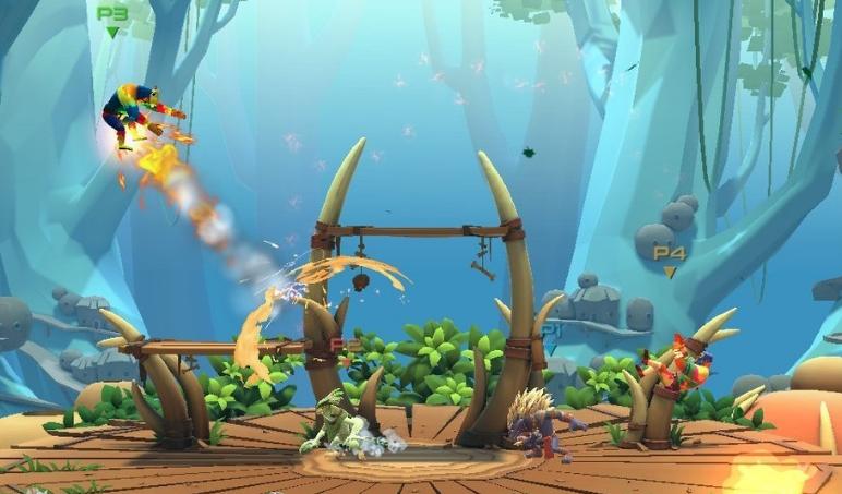 switch游戏​Brawlout评测 ​Brawlout乱斗游戏很难吗
